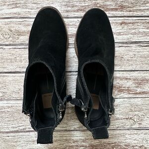 Dolce Vita Black Suede Ankle Boots